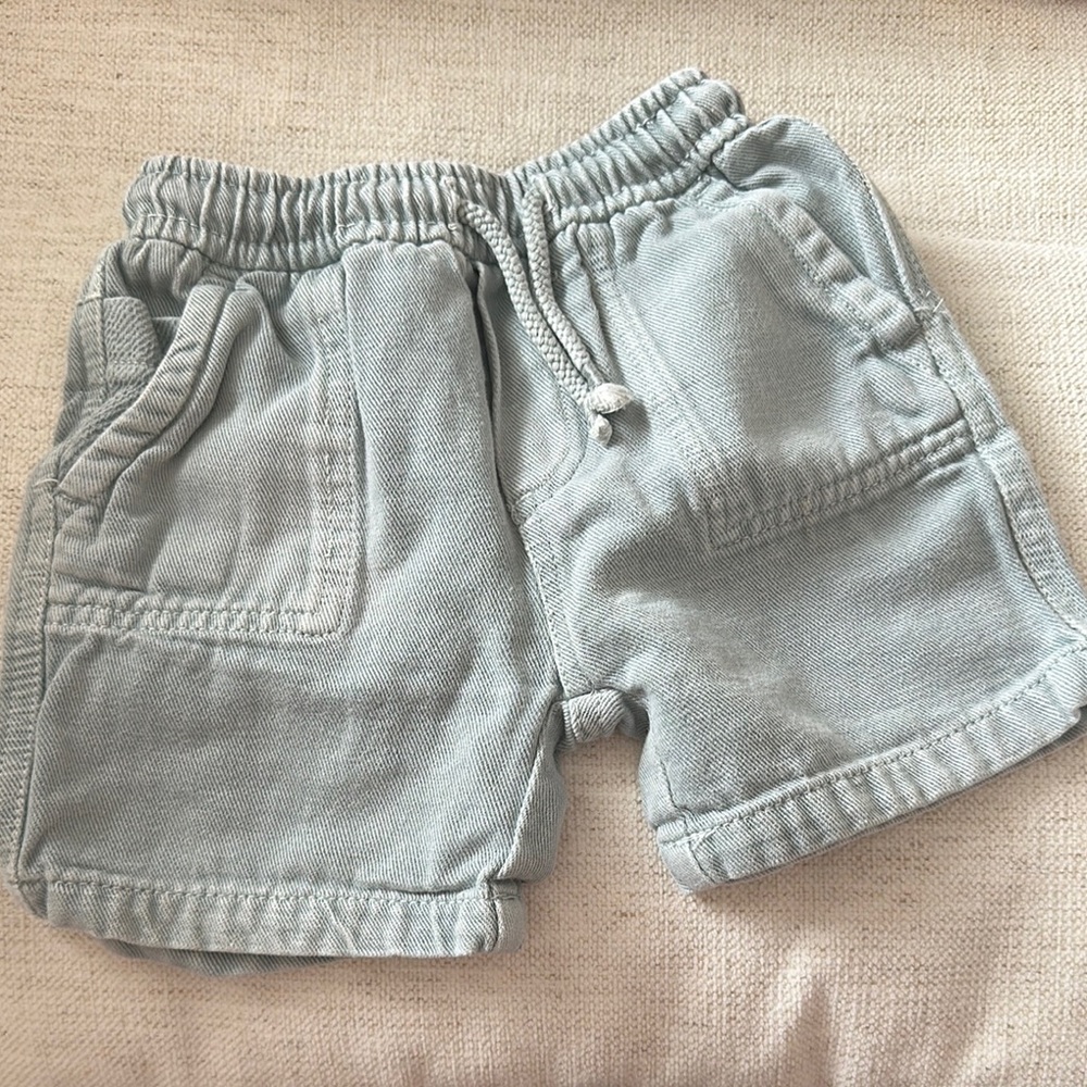 Zara Light Blue Toddler Shorts 2 year